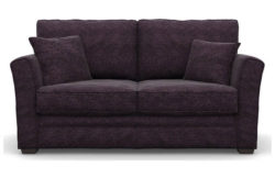 Heart of House Malton 2 Seat Tweed Fabric Sofa Bed - Purple